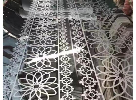 大幅面光纖激光打標機雕刻彩色不銹鋼蝕刻電梯板，精細，3D立體感