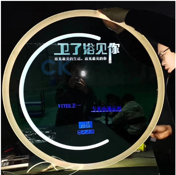 原來(lái)鏡子可以用激光機雕刻得這么漂亮