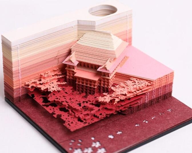 紙品激光鏤空機精雕3D便簽紙不會(huì )出現毛刺