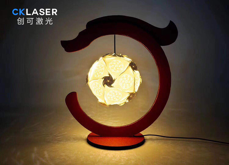 卡紙激光鏤空雕刻機專(zhuān)用于定制3d光影紙雕燈臺燈擺件